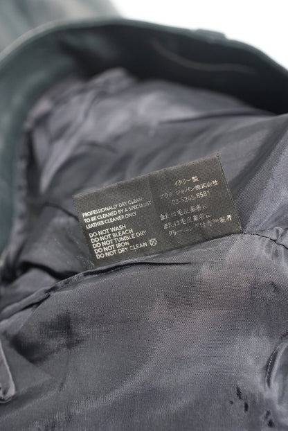 Prada 90s Black Leather Pants
