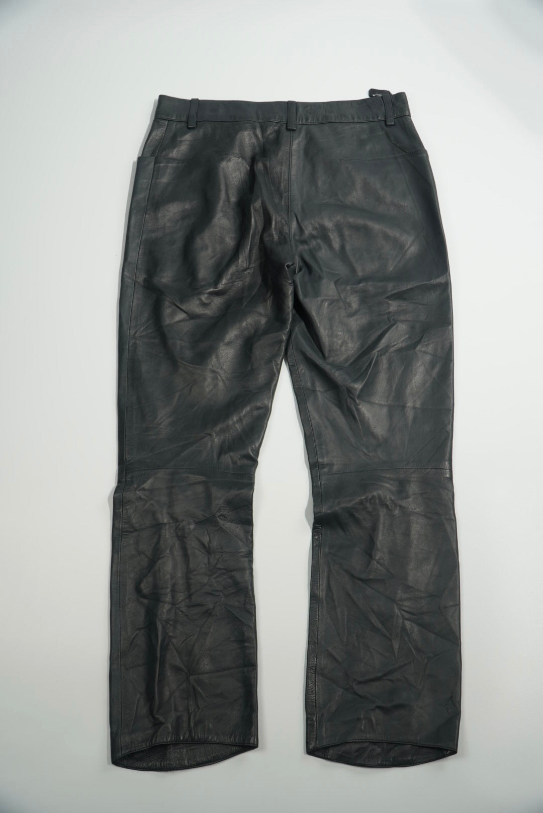 Prada 90s Black Leather Pants