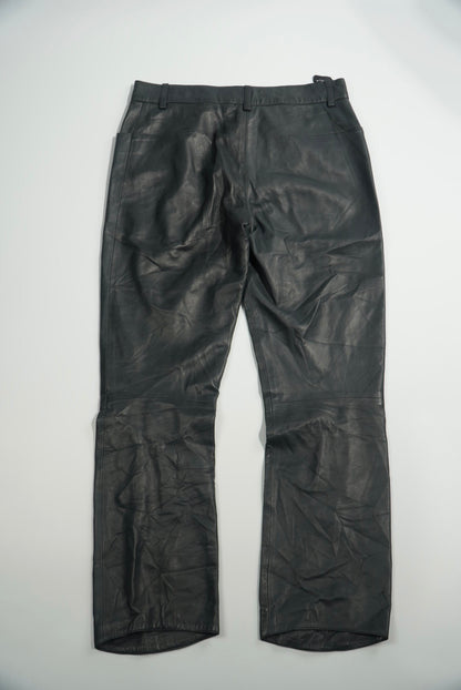 Prada 90s Black Leather Pants