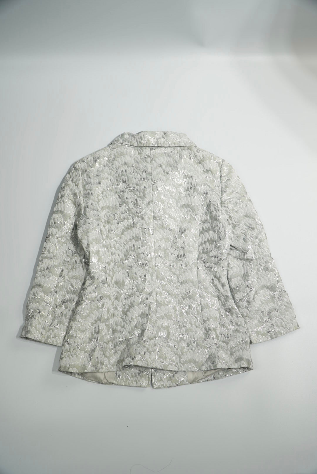 Dolce & Gabbana Silver Rabbit Skin Jacket