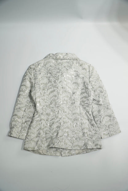 Dolce & Gabbana Silver Rabbit Skin Jacket