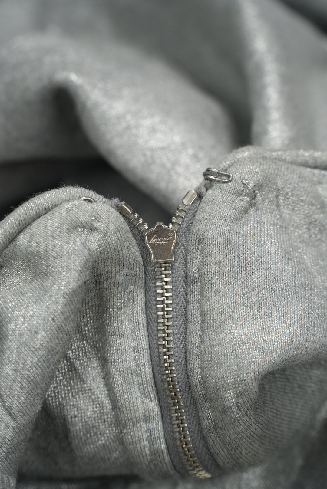 Chanel Silver Chain Tweed Trimming Blazer Jacket