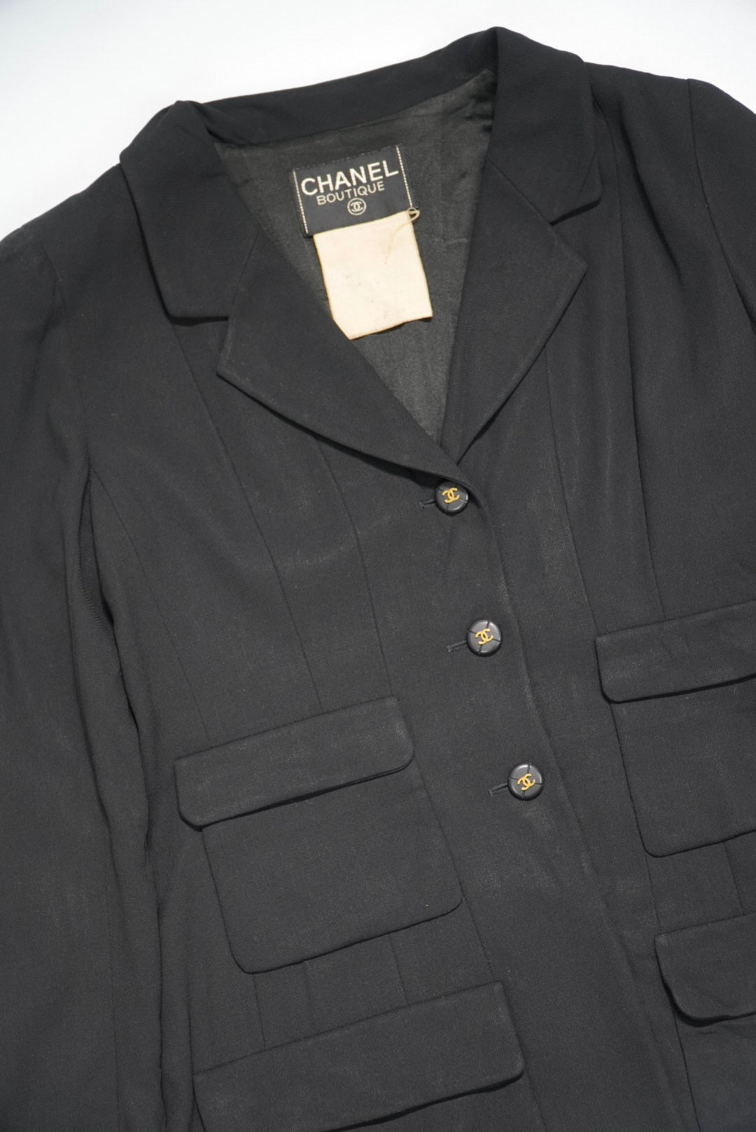 Chanel 95P CC Mark Logo Blazer Jacket