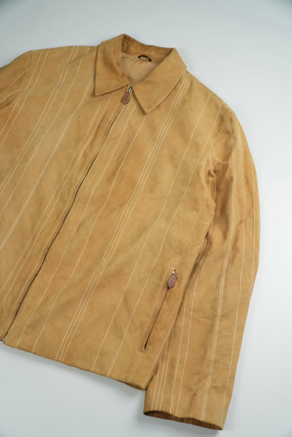 Hermes Agneau Lambskin Anino Zip Jacket