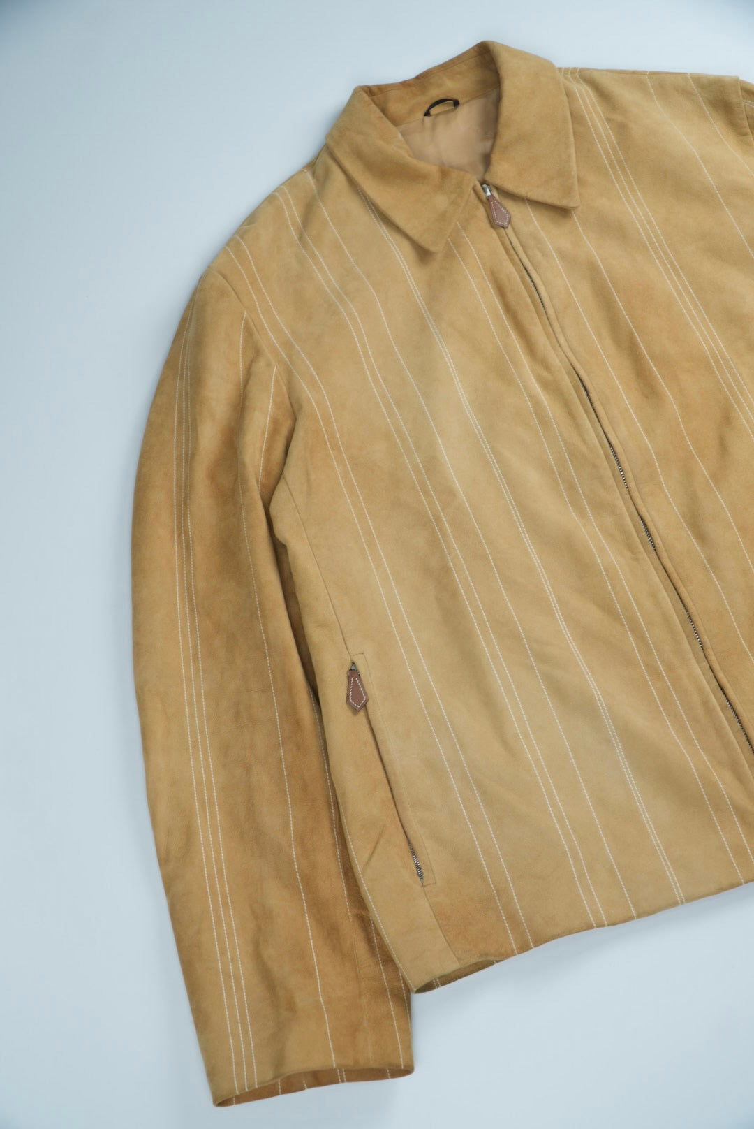 Hermes Agneau Lambskin Anino Zip Jacket