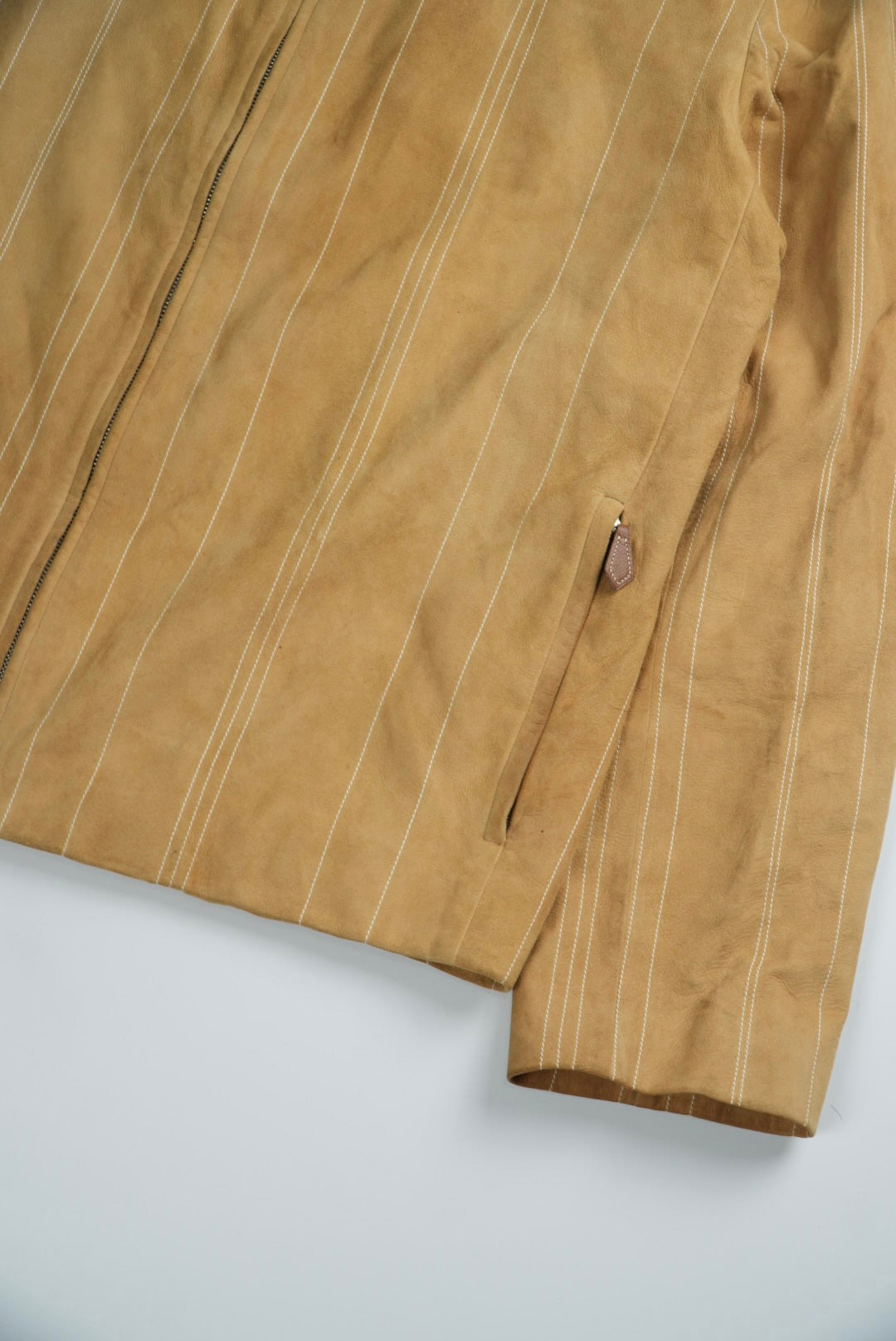 Hermes Agneau Lambskin Anino Zip Jacket