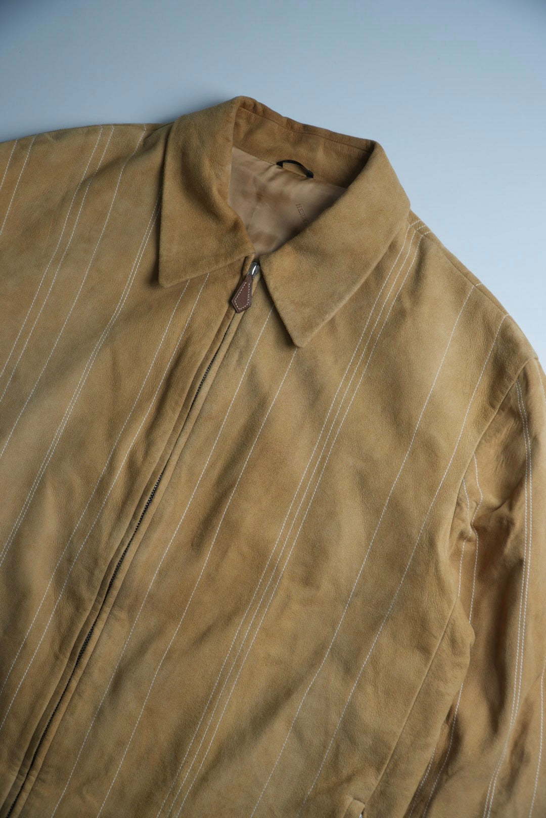Hermes Agneau Lambskin Anino Zip Jacket