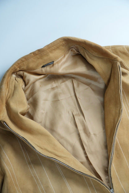 Hermes Agneau Lambskin Anino Zip Jacket