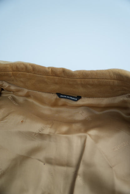 Hermes Agneau Lambskin Anino Zip Jacket