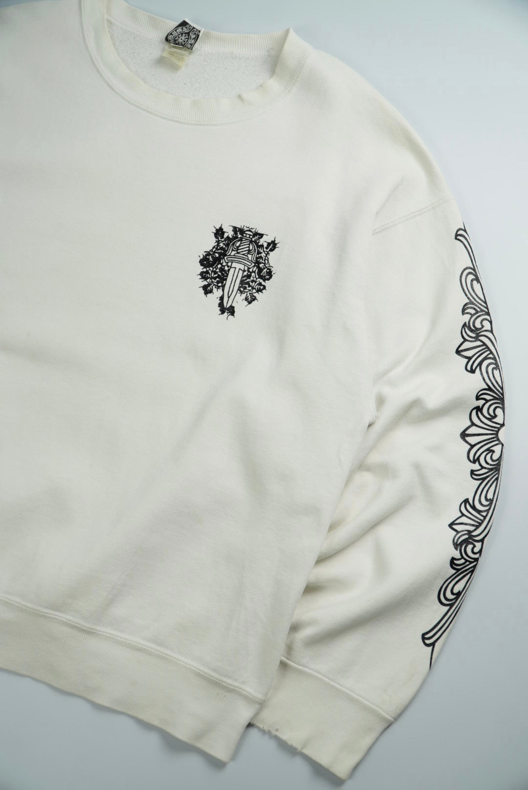 Chrome Hearts 90s Floral Long Sleeve Sweatshirt