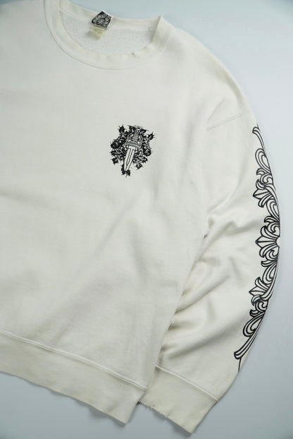 Chrome Hearts 90s Floral Long Sleeve Sweatshirt