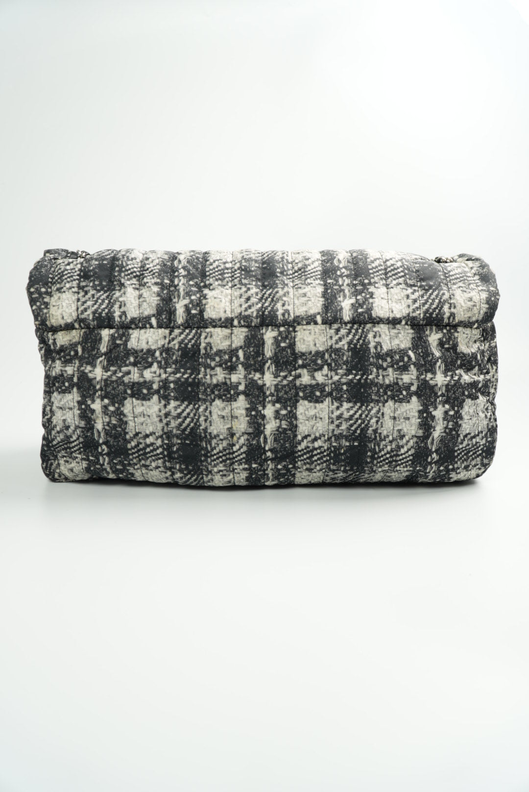 Chanel Nylon Tweed Print Flap Bag