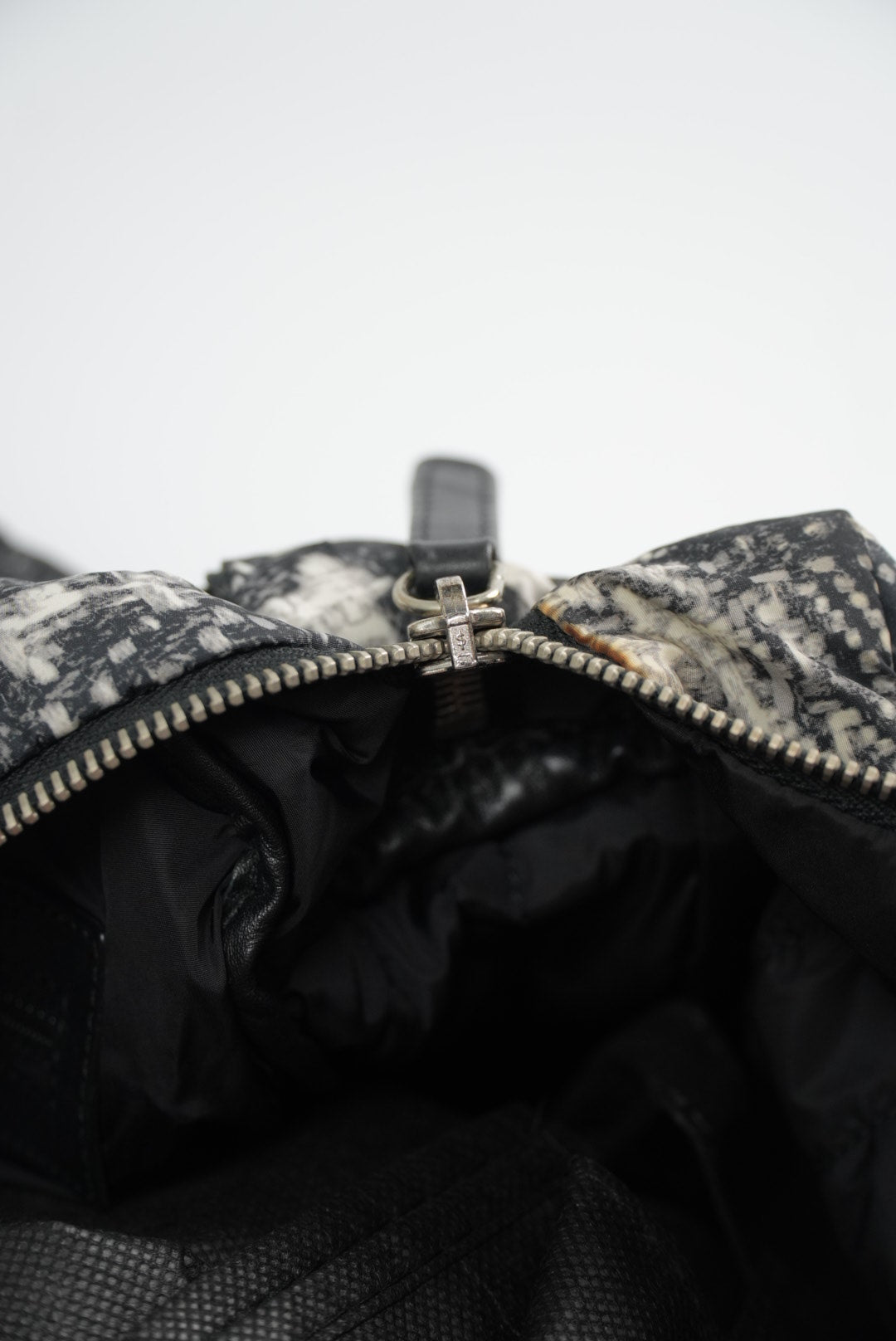 Chanel Nylon Tweed Print Flap Bag