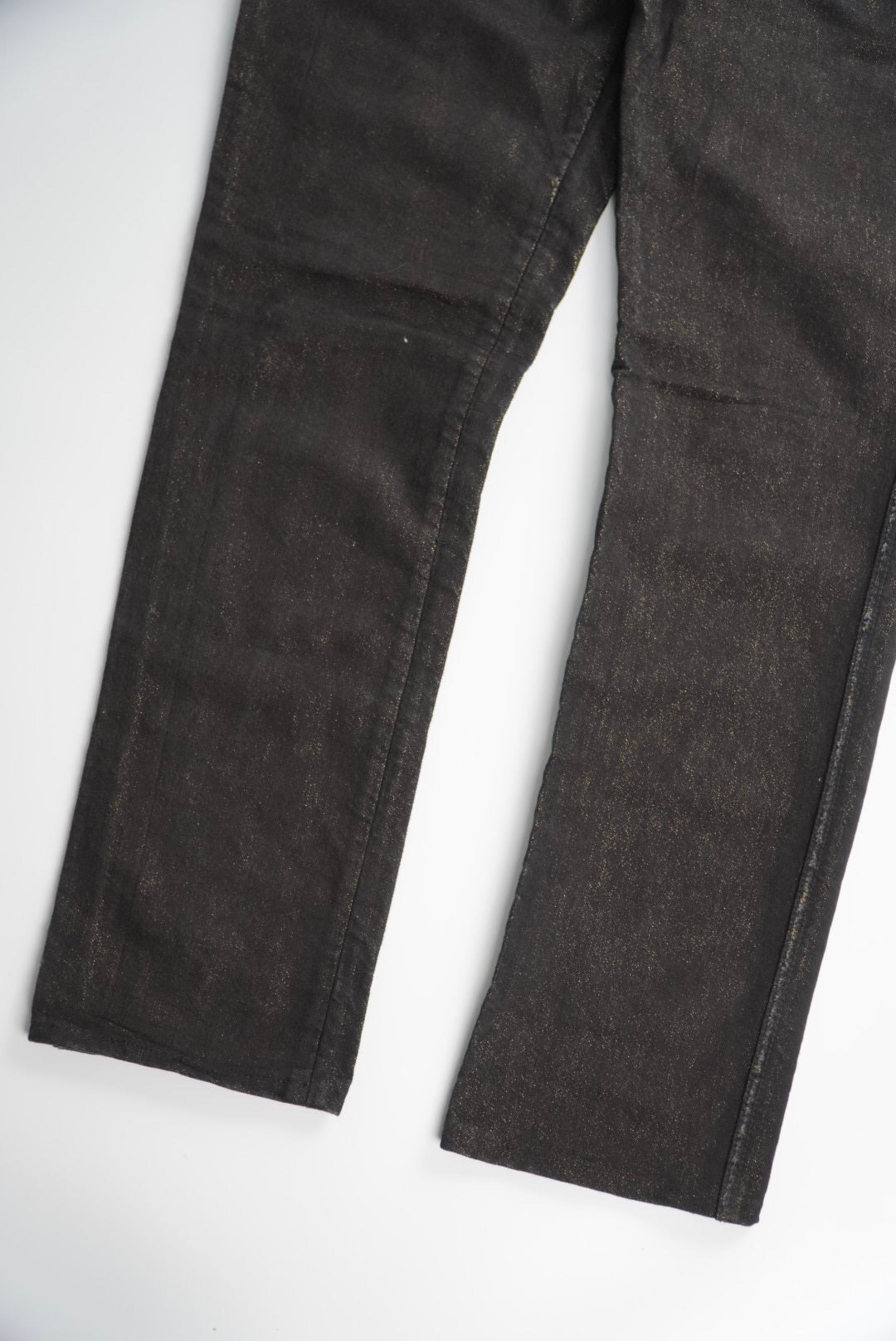 Chanel Lamé Glittered Denim Pants