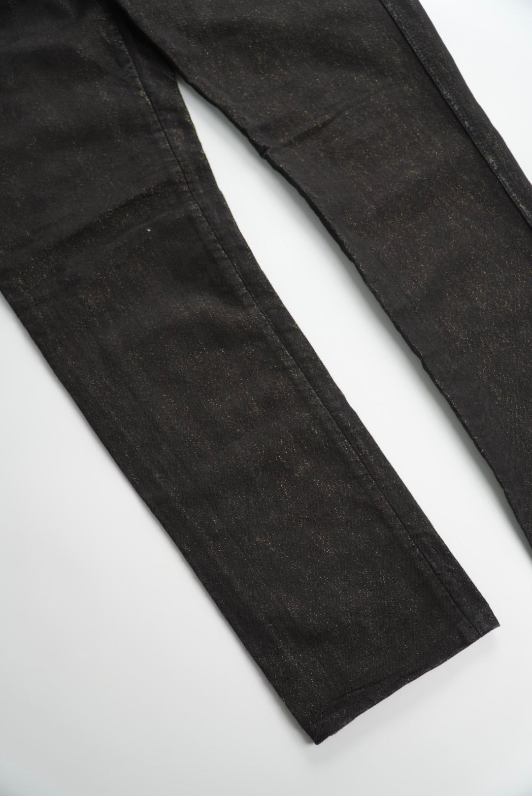 Chanel Lamé Glittered Denim Pants