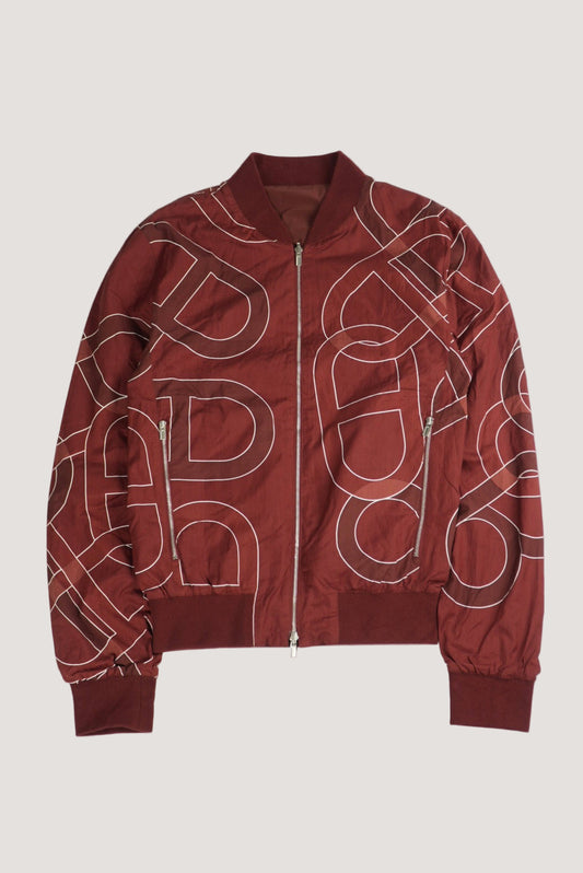 Hermes Jacket Chaine D'Ancre Red Reversible Windbreaker