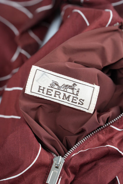 Hermes Jacket Chaine D'Ancre Red Reversible Windbreaker
