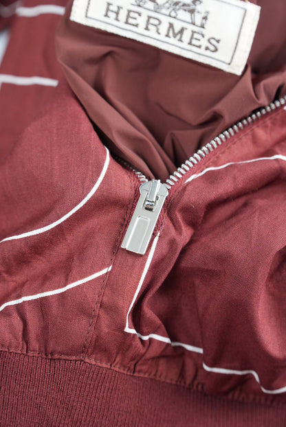 Hermes Jacket Chaine D'Ancre Red Reversible Windbreaker
