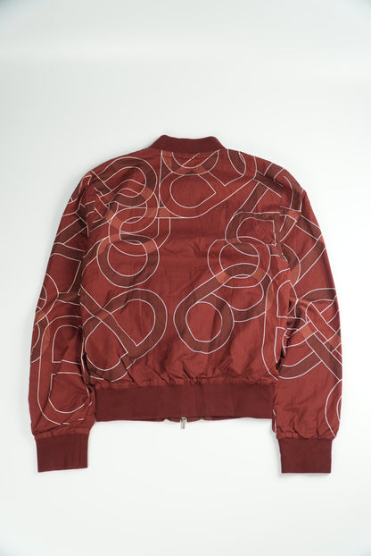 Hermes Jacket Chaine D'Ancre Red Reversible Windbreaker