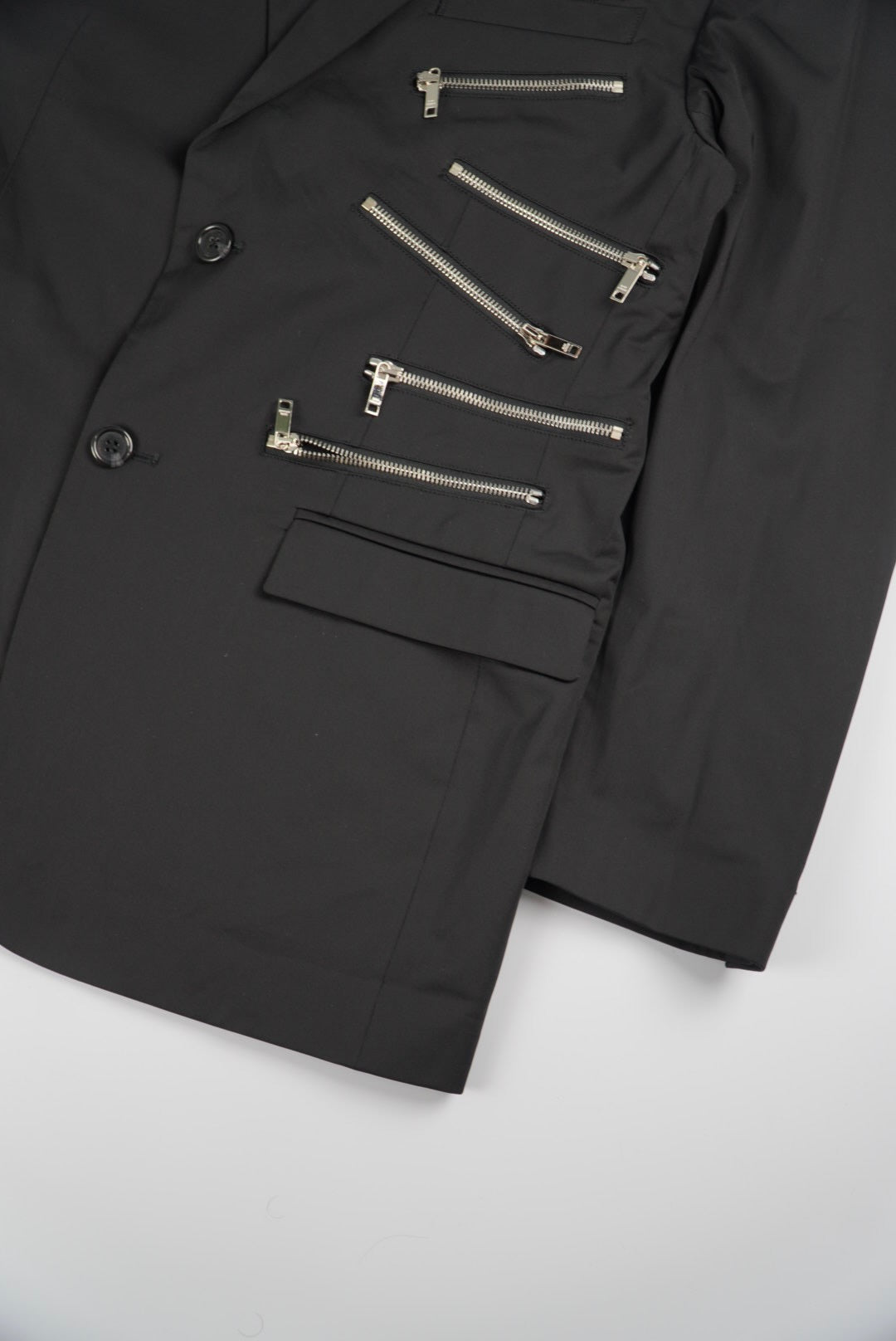 Dior Zippered Black Single Suit