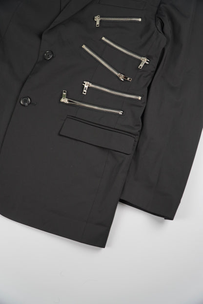 Dior Zippered Black Single Suit