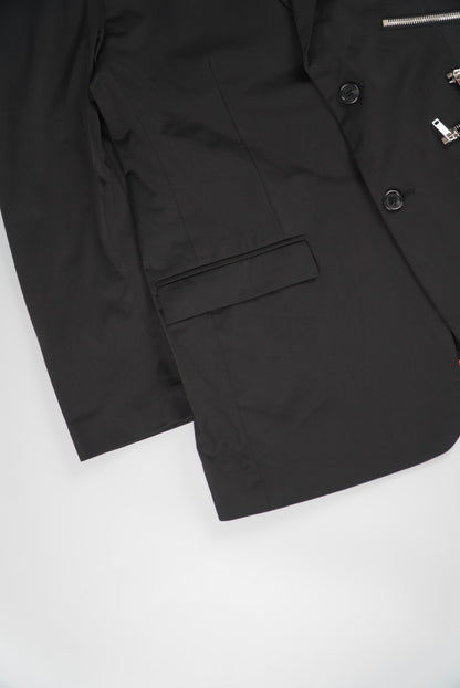 Dior Zippered Black Single Suit