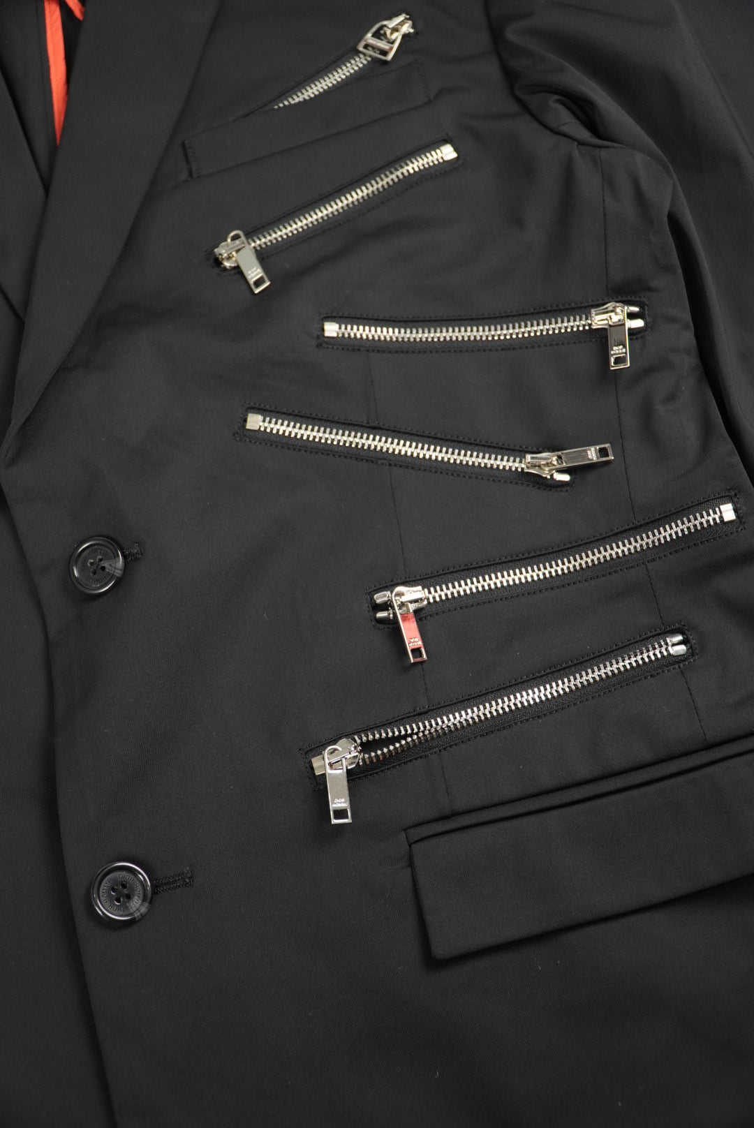 Dior Zippered Black Single Suit
