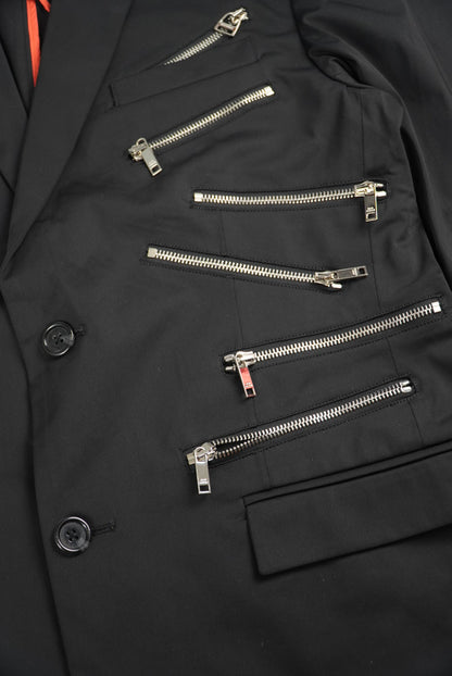 Dior Zippered Black Single Suit