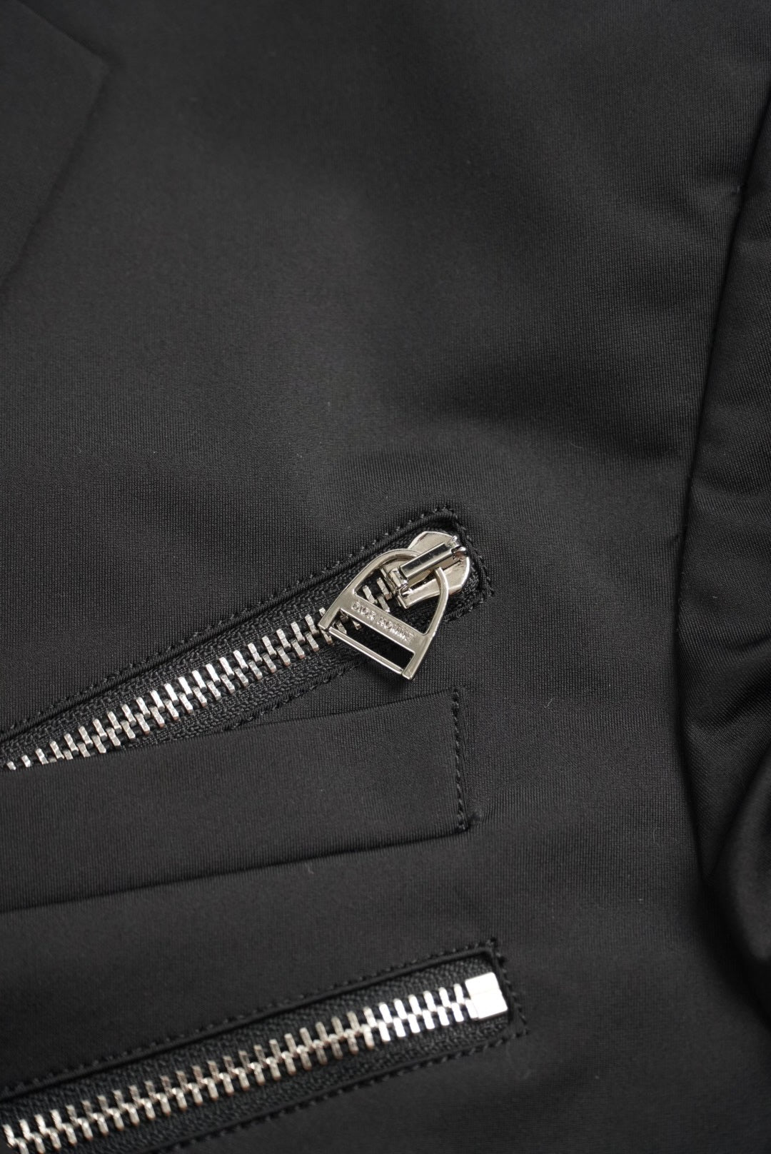 Dior Zippered Black Single Suit