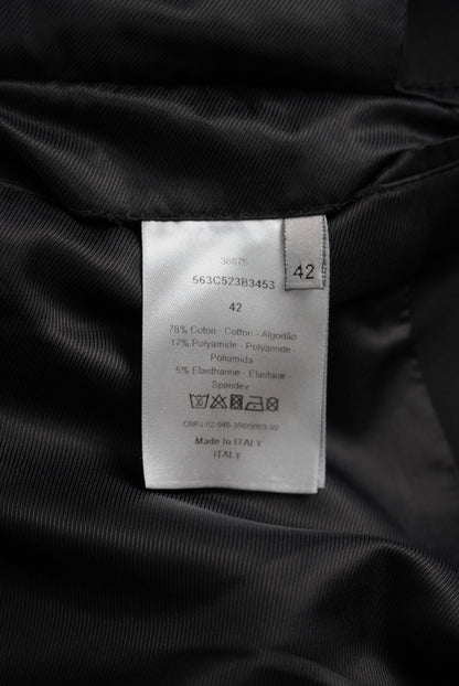 Dior Zippered Black Single Suit
