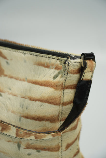Fendi Baguette Pony-hair Style Calfskin Horse Print