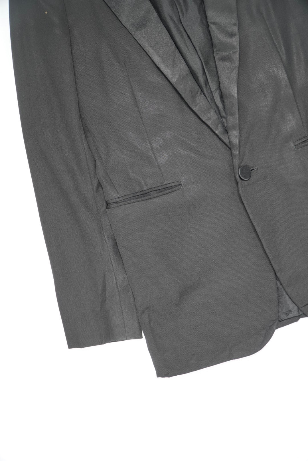 Saint Laurent Black Smoking Blazer