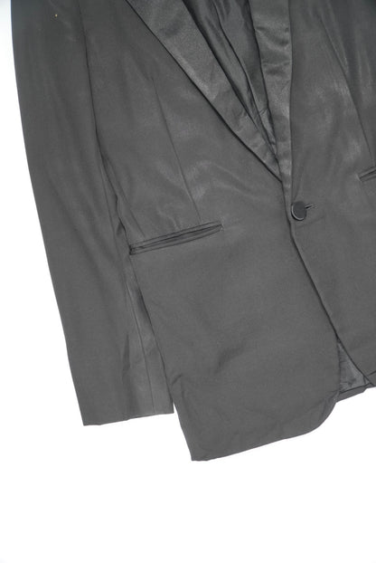 Saint Laurent Black Smoking Blazer