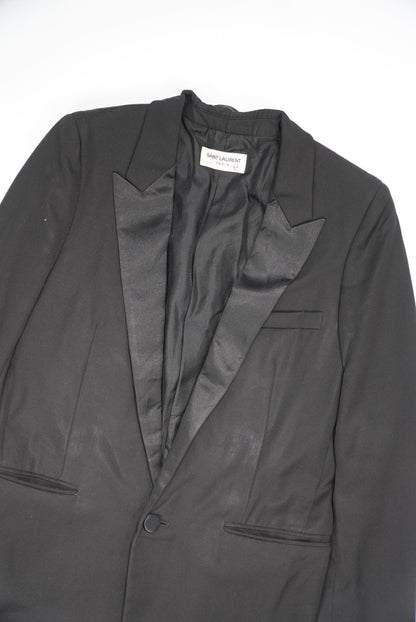 Saint Laurent Black Smoking Blazer