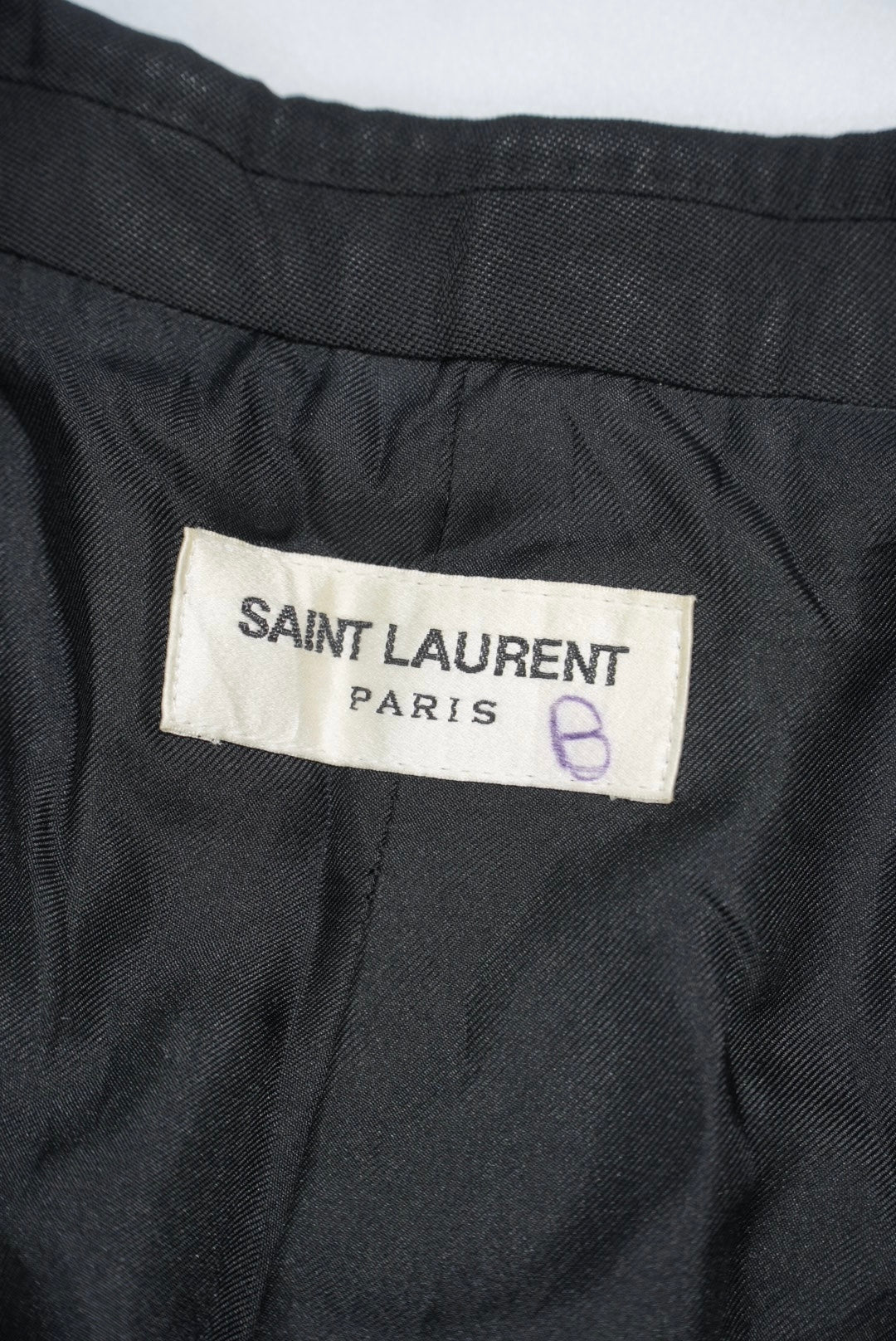 Saint Laurent Black Smoking Blazer