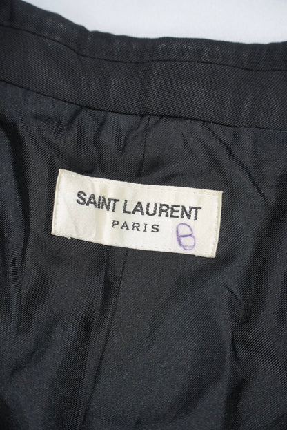 Saint Laurent Black Smoking Blazer