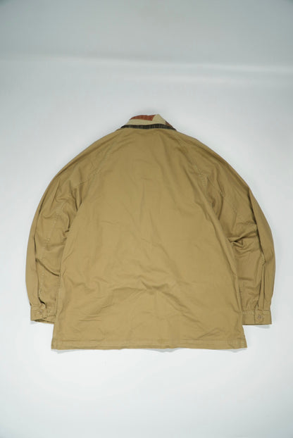 Kapital Tiger Juddbhan Corduroy Trimmed Printed Twill Shirt