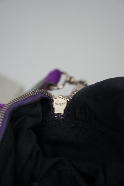 Balenciaga Violet/Ink Pony Hair Giant 12 Silver City Bag