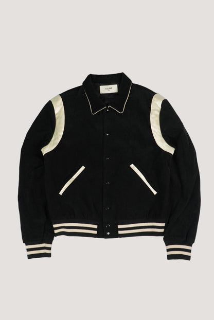 Celine Hedi Slimane Teddy Black Corduroy Jacket