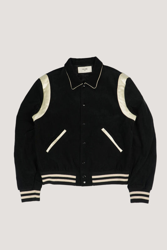 Celine Hedi Slimane Teddy Black Corduroy Jacket