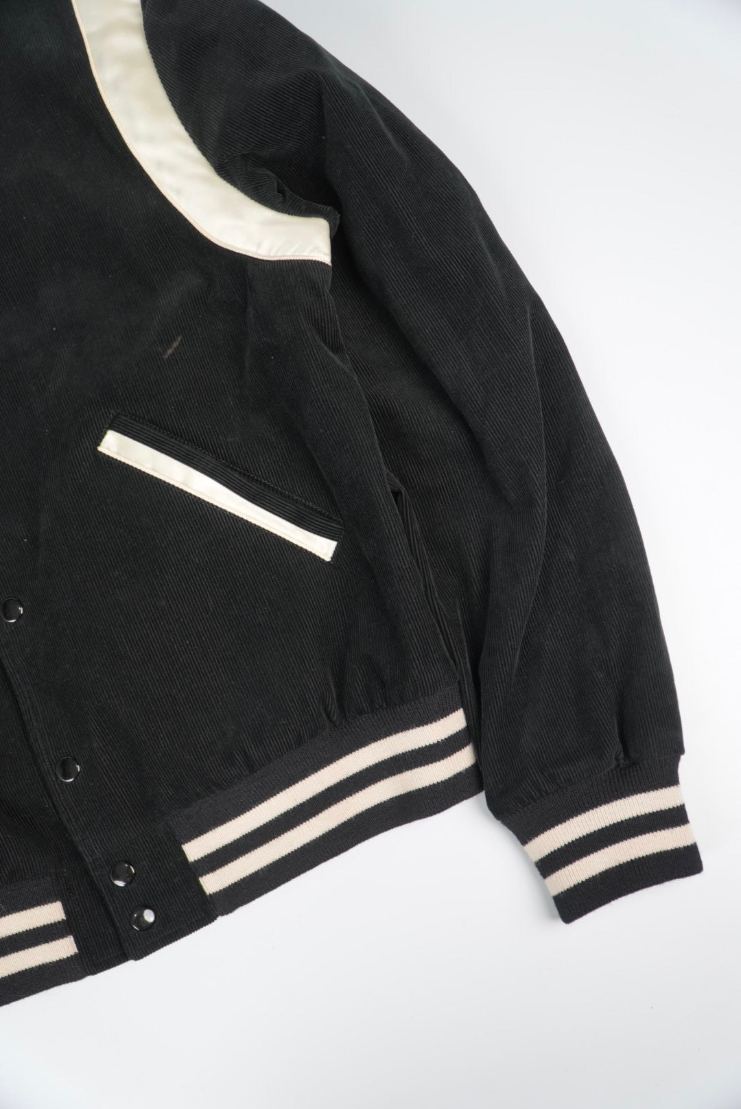 Celine Hedi Slimane Teddy Black Corduroy Jacket