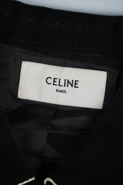 Celine Hedi Slimane Teddy Black Corduroy Jacket