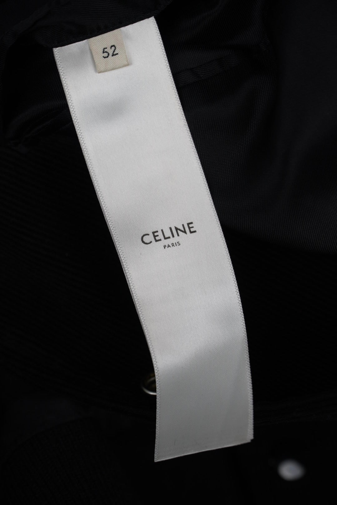 Celine Hedi Slimane Teddy Black Corduroy Jacket