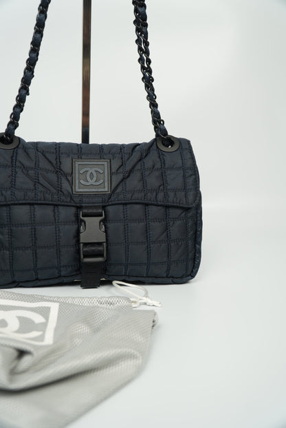 Chanel Sport Nylon Quilted Flap Bag