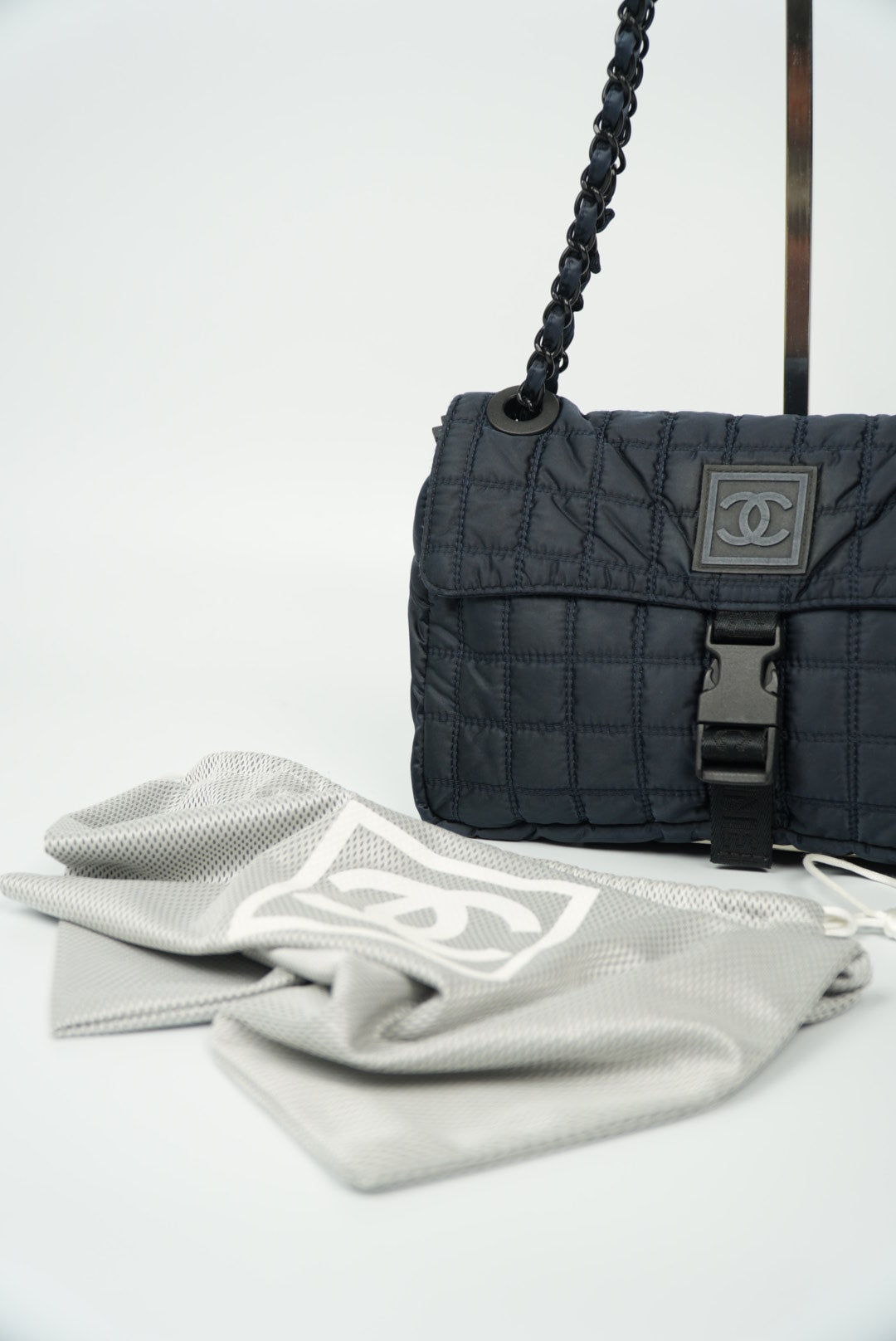 Chanel Sport Nylon Quilted Flap Bag