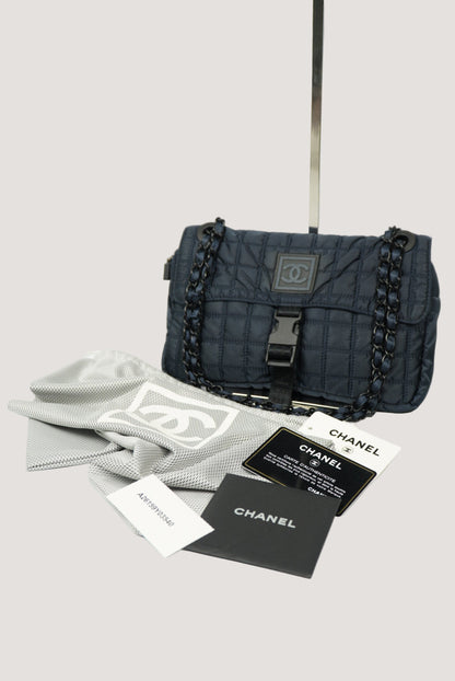 Chanel Sport Nylon Quilted Flap Bag