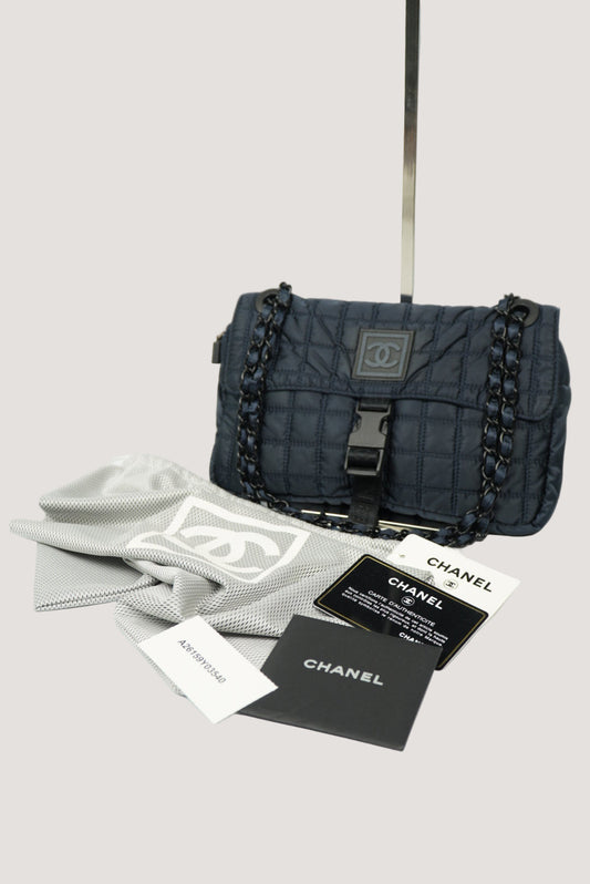 Chanel Sport Nylon Quilted Flap Bag