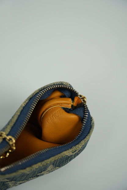 Louis Vuitton Monogram Denim Pochette Cles Coin Purse