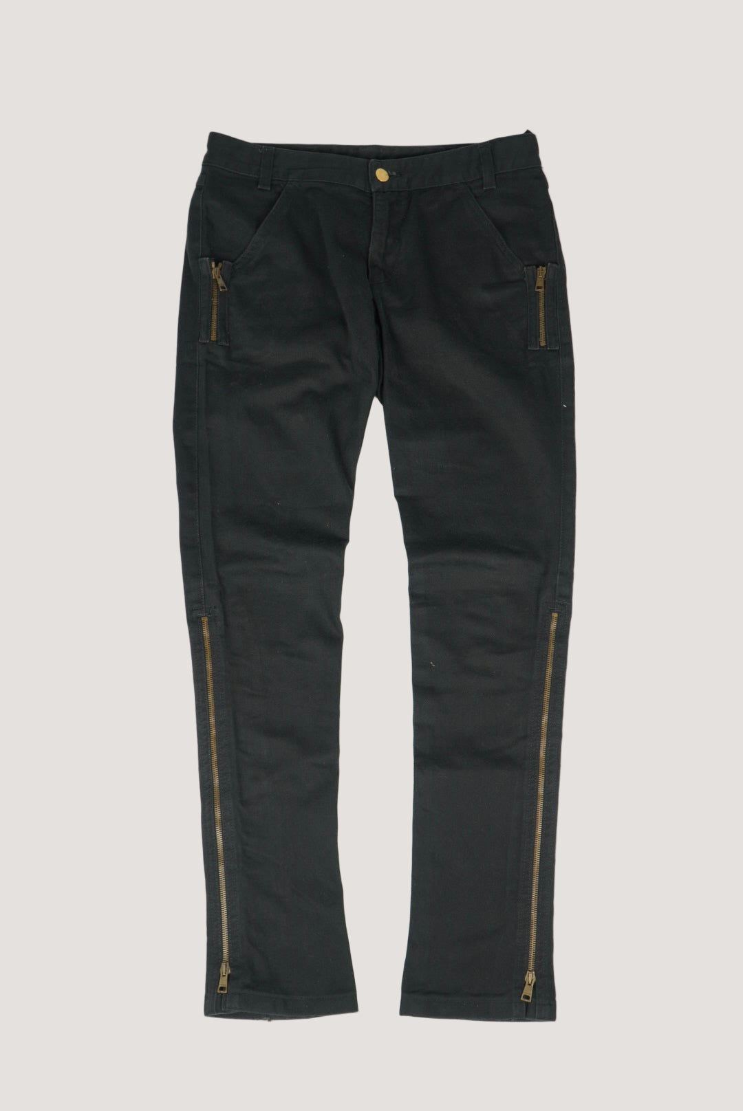 Gucci by Tom Ford Black Zipper Flared Jeans