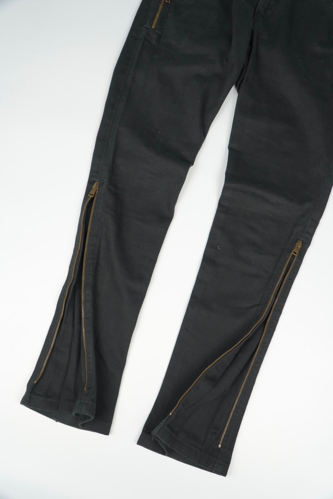 Gucci by Tom Ford Black Zipper Flared Jeans